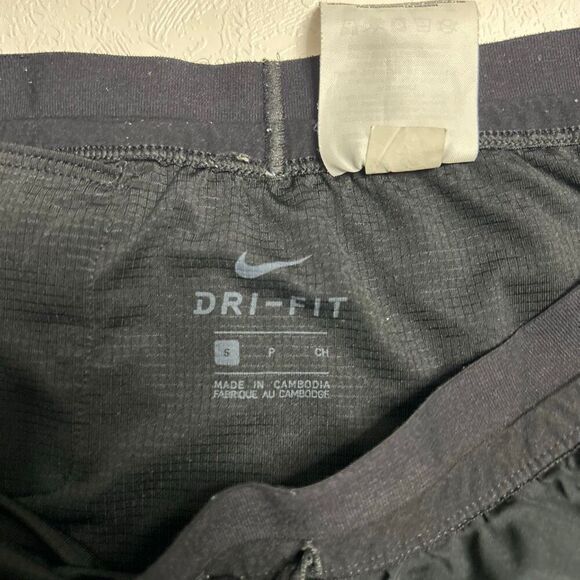 Nike Dri-FIT Black Running Shorts Reflective Logo Men’s Size Small - Picture 3 of 8